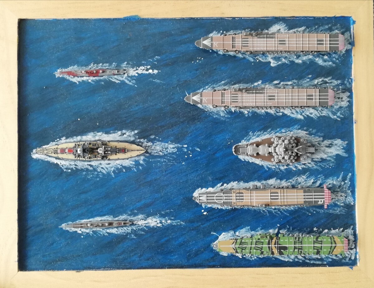 食玩オマケ 旧日本軍連合艦隊艦船８隻の画像1