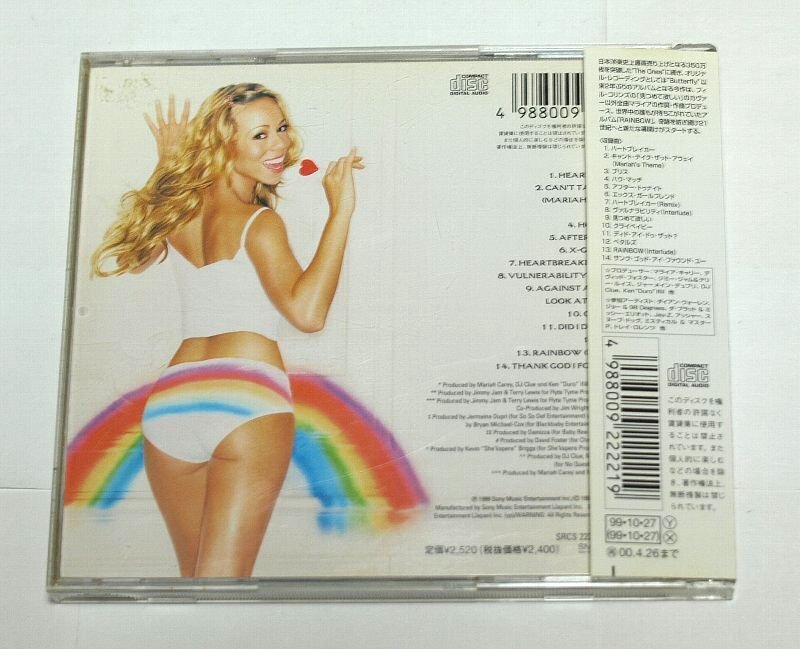国内盤 マライア・キャリー / RAINBOW CD MARIAH CAREY アルバムの画像3