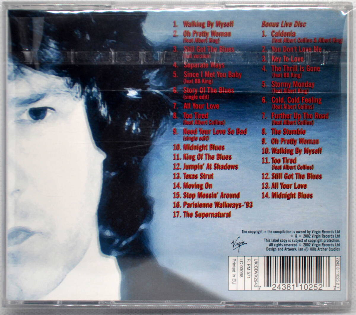 GARY MOORE ゲイリー・ムーア ／ THE BEST OF THE BLUES ２枚組 CDの画像2