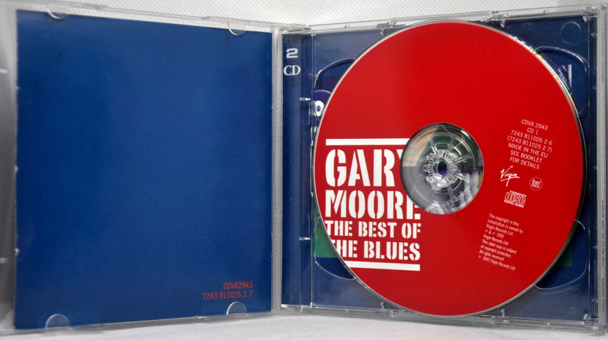 GARY MOORE ゲイリー・ムーア ／ THE BEST OF THE BLUES ２枚組 CDの画像3