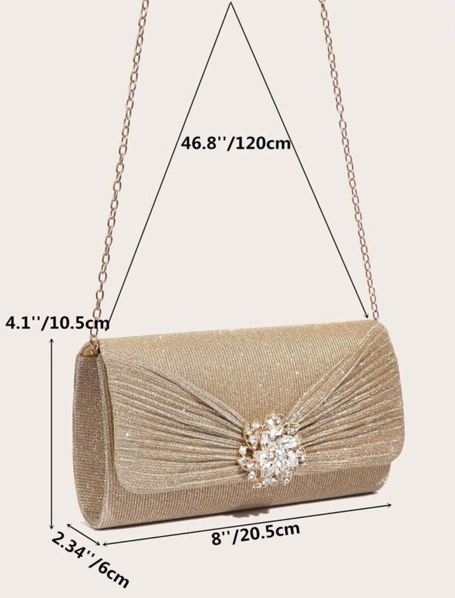  shoulder bag party bag Gold stylish recommendation wedding formal bag stylish 