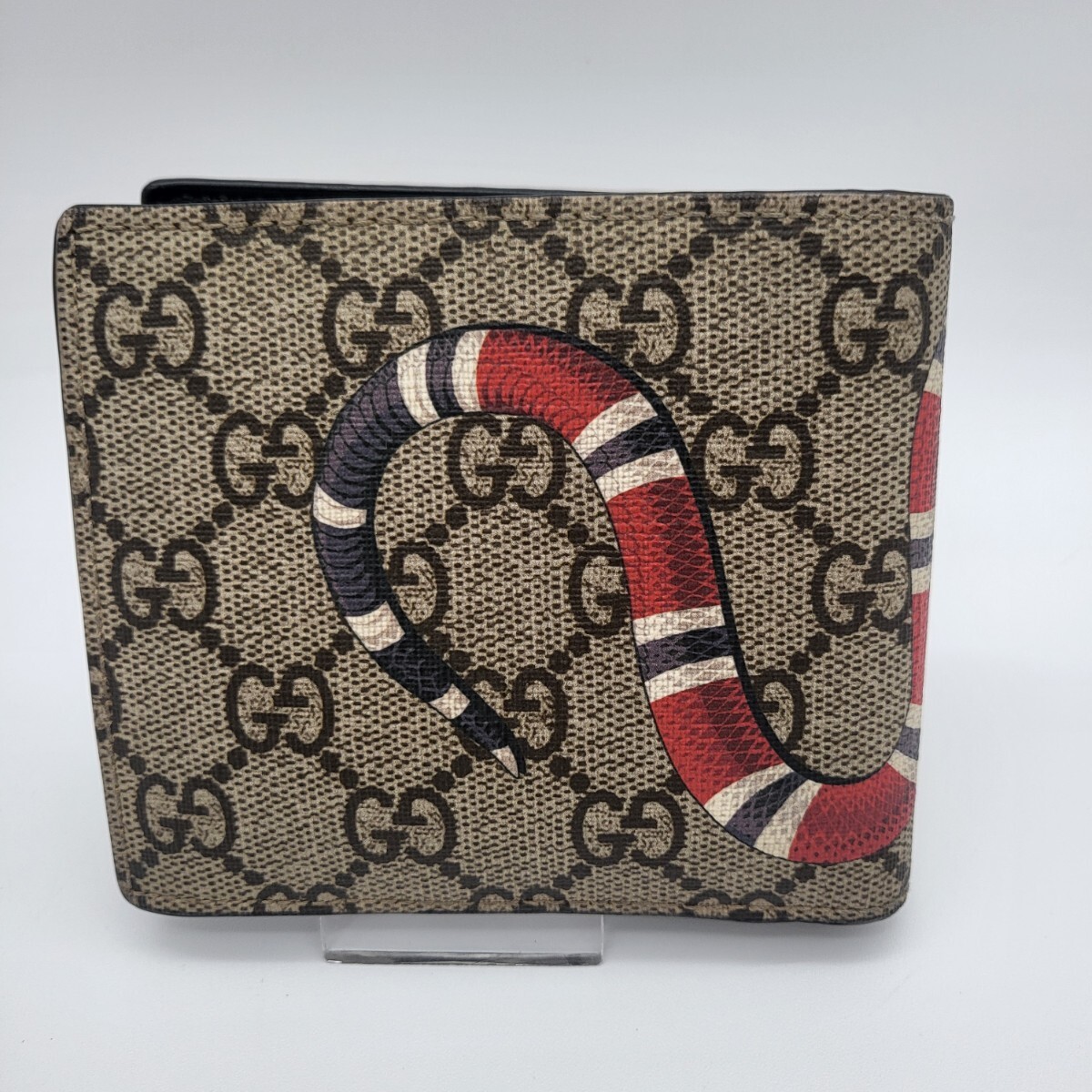 GUCCI グッチ 2つ折り財布 折り財布 財布 スネーク 蛇 GGスプリーム GUCCI グッチ 2つ折り財布 折り財布 財布 スネーク 蛇 GGスプリーム