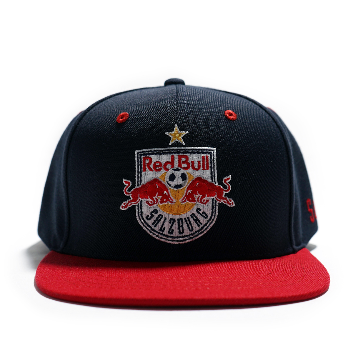 【新品本物 EU購入】Red Bull レッドブル×Salzburg ザルツブルク■ MEDIAN STAR CAP ■ ネイビーR ■サッカーチーム キャップ 帽子_画像1