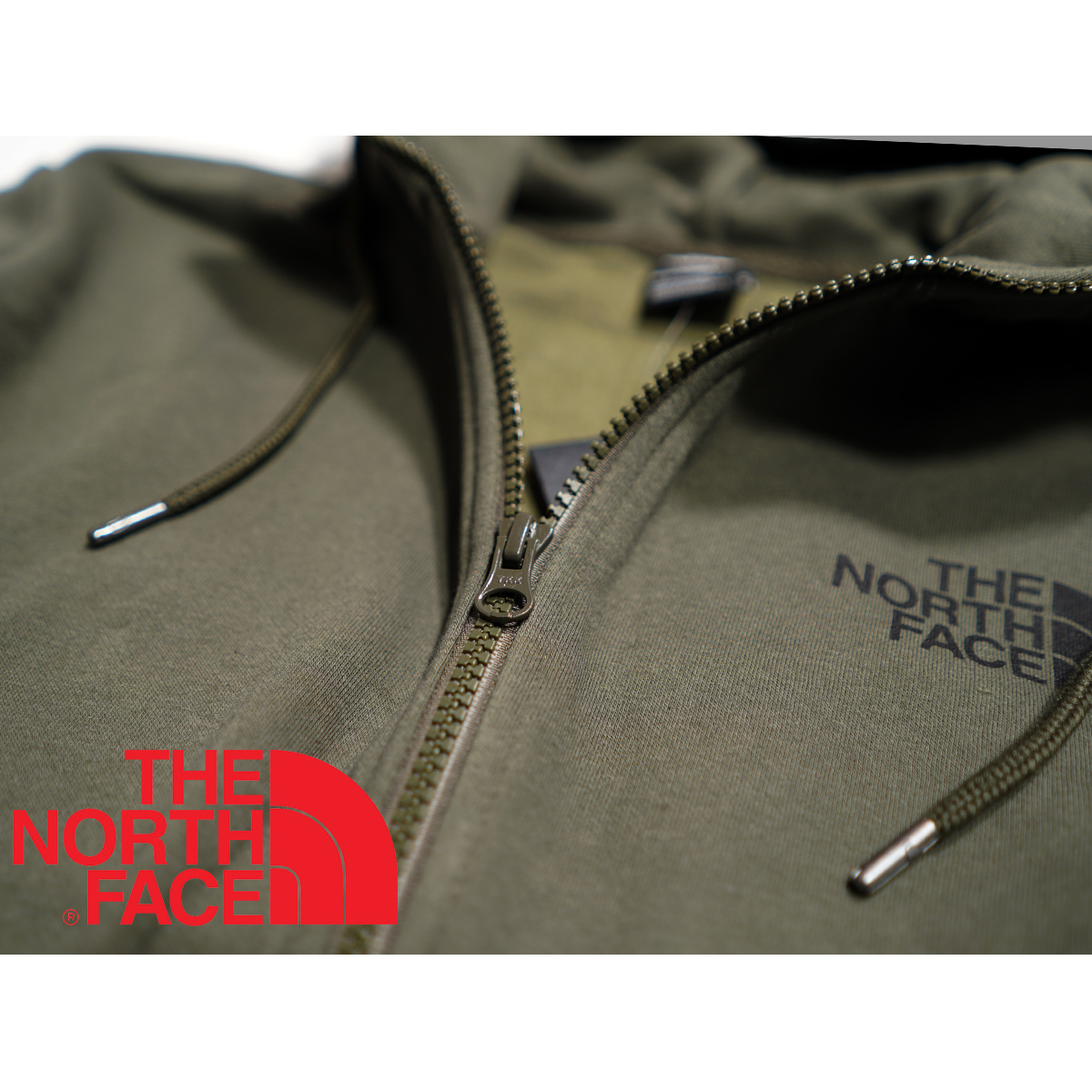 【新品本物 USA購入】THE NORTH FACE ノースフェイス ■ HALF DOME FULL ZIP HOODIE ■ グリーン / S ■フルジップ パーカー 海外限定_画像7