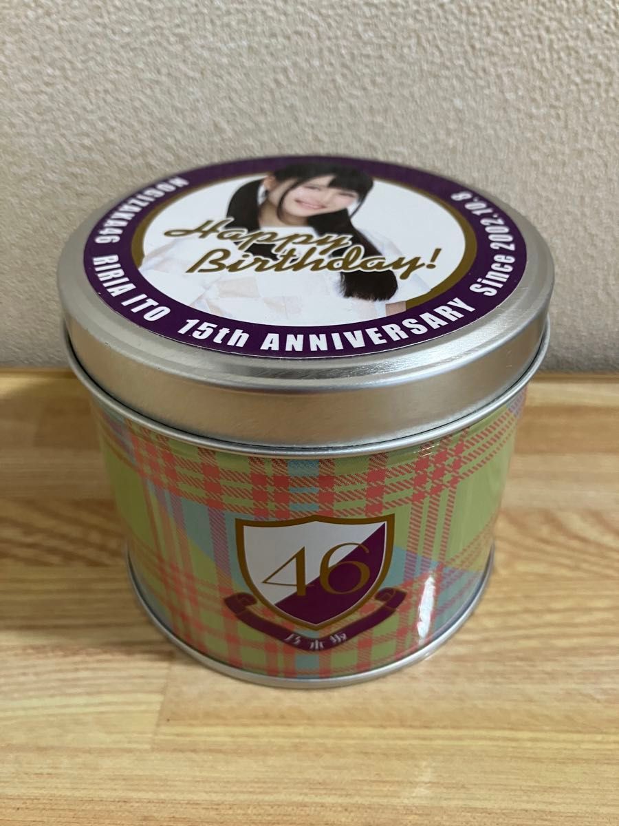 乃木坂46 伊藤理々杏 2017年10月度 生誕記念 フェイスタオル(缶BOX付) 新品未使用