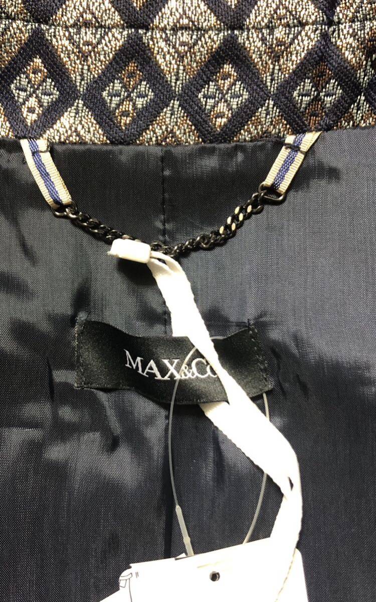 Max&Co.◆織り柄（ダイヤの組み合わせ）ショートパンツスーツ◆サイズ40_画像7