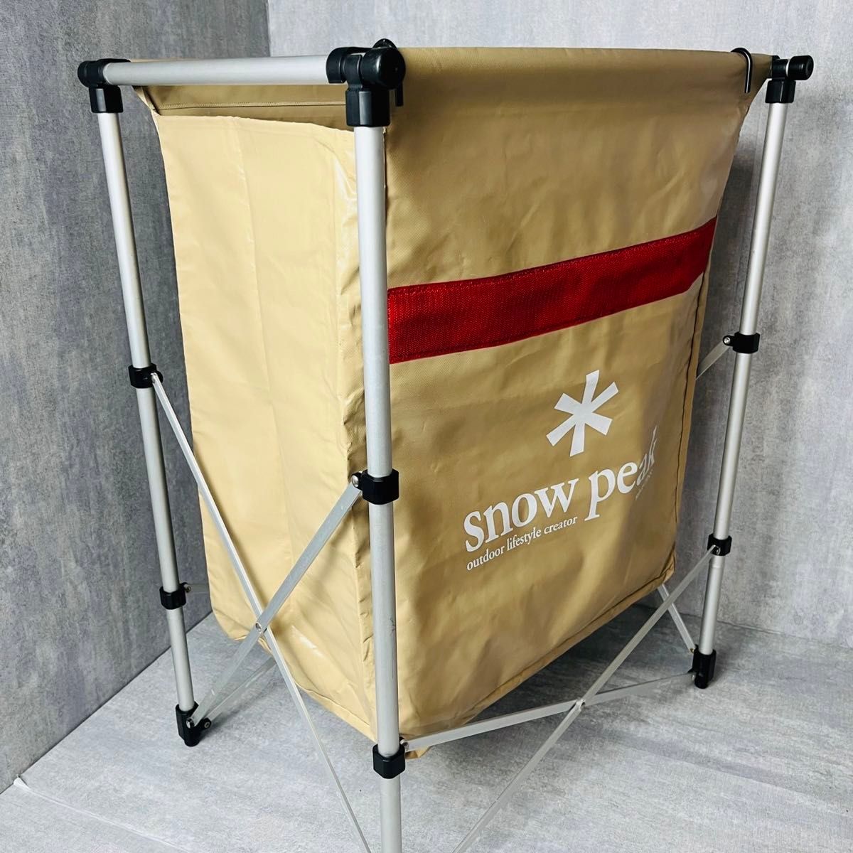 廃盤】snow peak スノーピーク ガビングスタンド ゴミ箱 ごみ箱 廃盤】snow peak スノーピーク ガビングスタンド ゴミ箱 ごみ箱