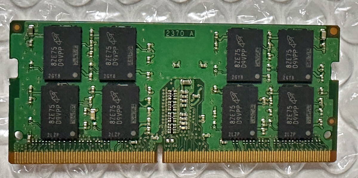 Micron MTA16ATF2G64HZ-2G3E1（DDR4 PC4-17000 2400MHz) 16GB【中古】_画像2