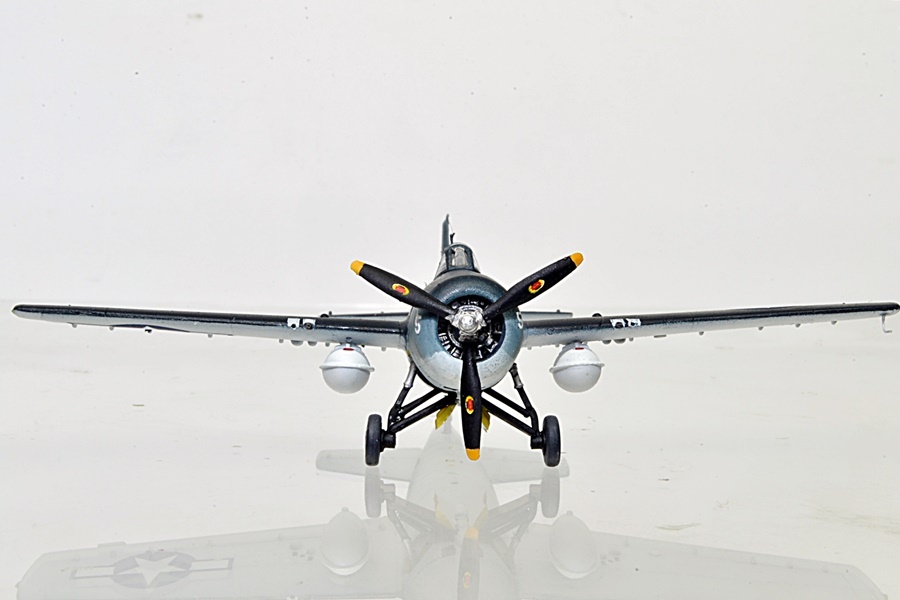 1/144 【完成品】☆ゼネラルモータースFM-2ワイルドキャット　護衛空母ホワイトプレーンズ搭載機_画像9