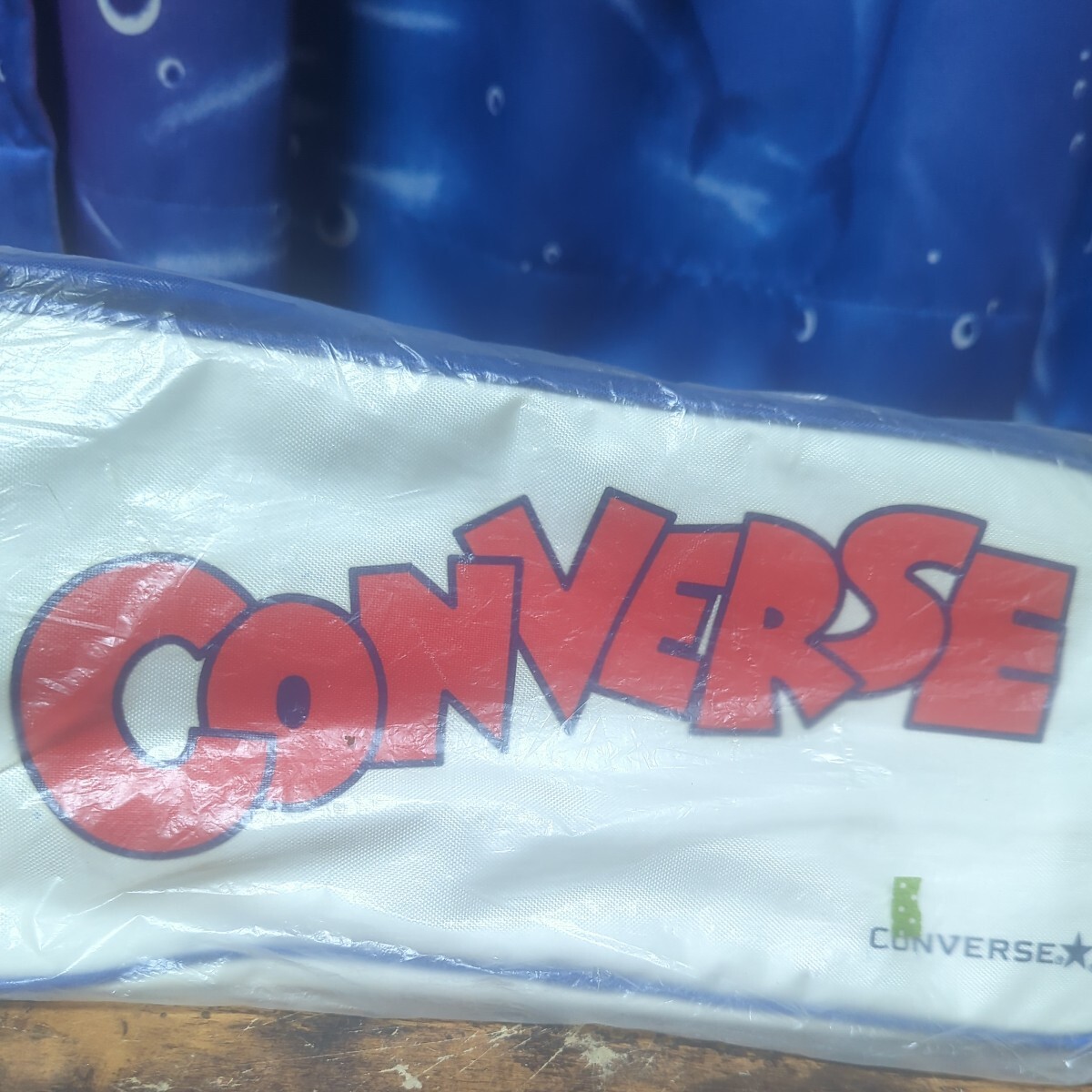 【タグ付未使用】CONVERSE　シューズケース　90s　昭和レトロ　_画像5