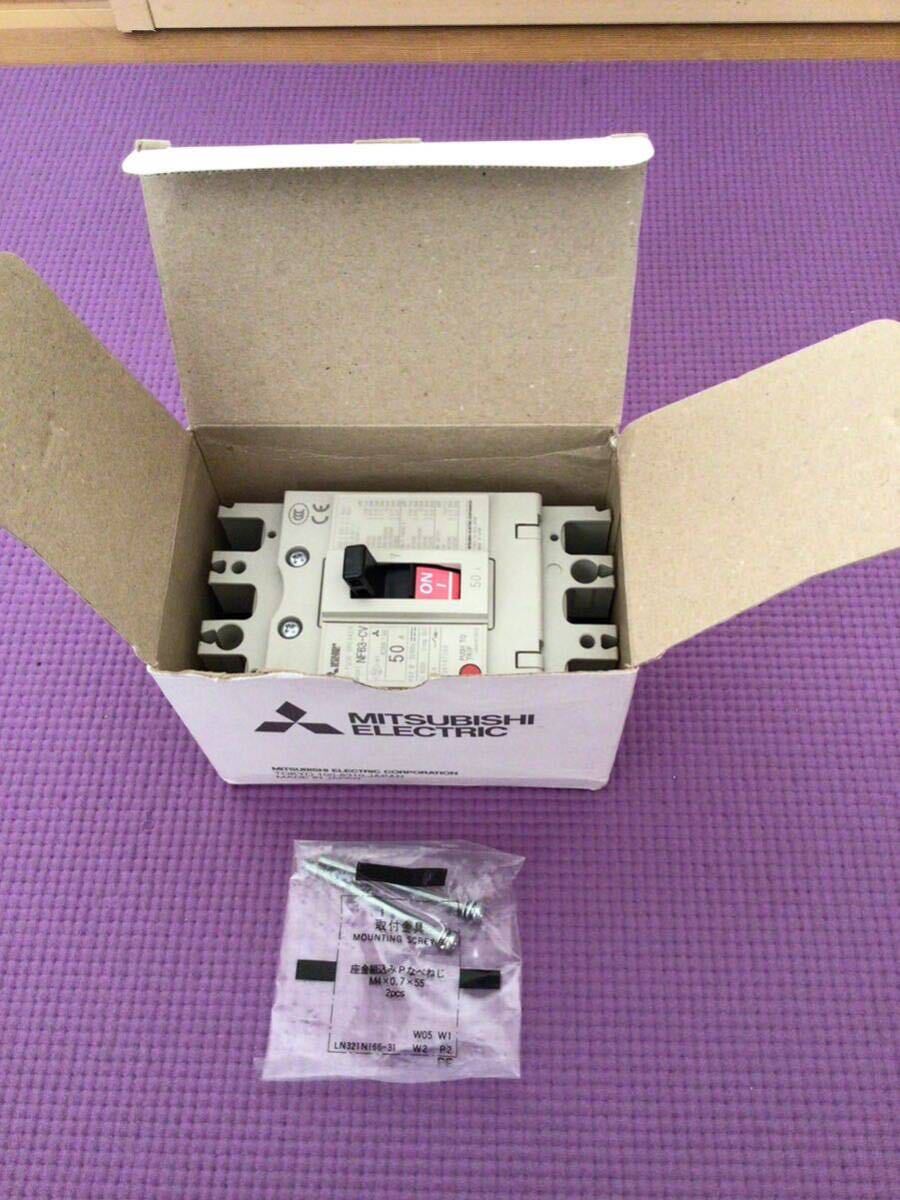 MITSUBISHI A ELECTRIC NO-FUSE BREAKER NF63-CV 3P 50A_画像2