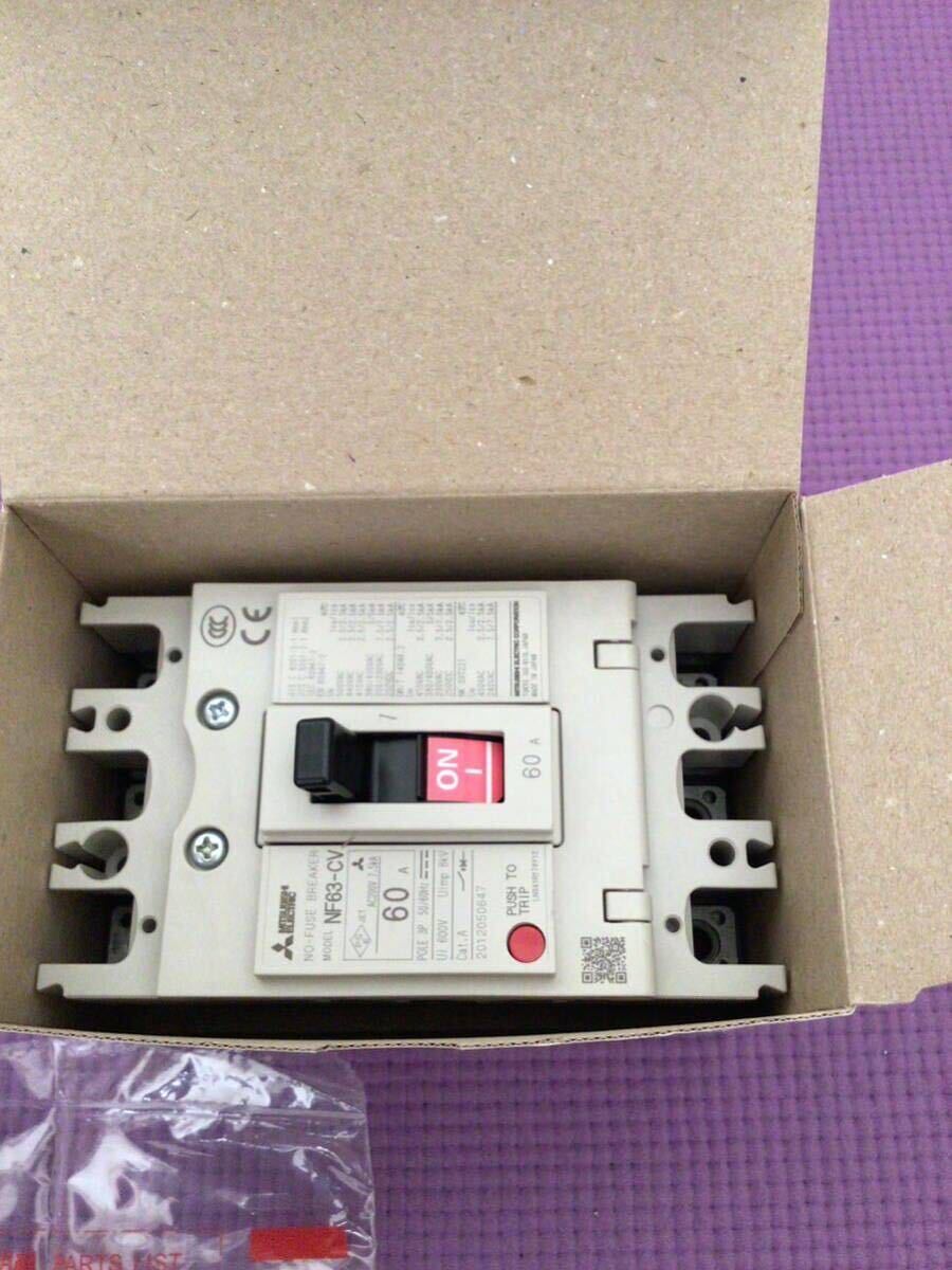 MITSUBISHI ELECTRIC NO-FUSE BREAKER NF63-CV 3P 60A_画像4