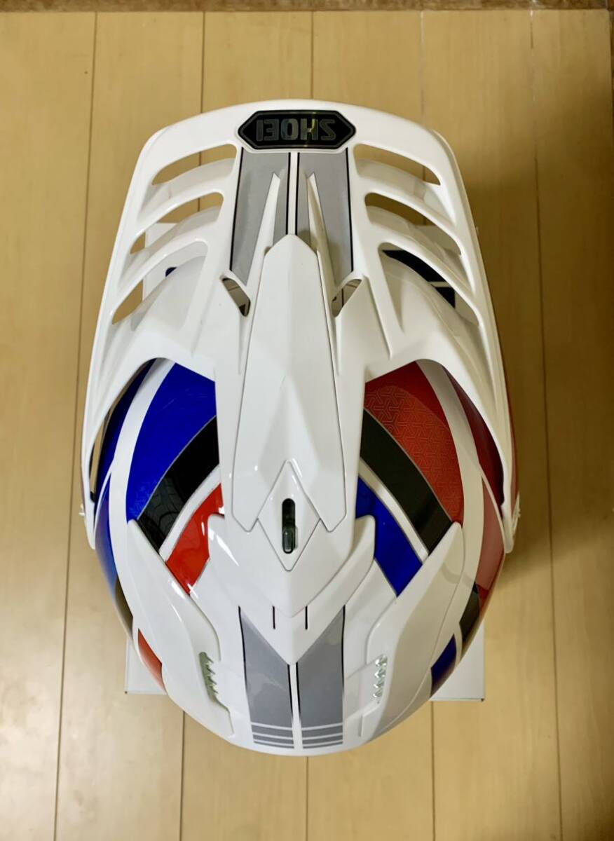 SHOEI HORNET ADV SOVEREIGN TC-10 (BLUE/RED) M (頭囲 57cm) ホーネット ADV ソヴリン ショウエイ 帽体のみ中古/その他未使用_画像6