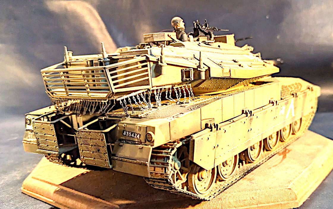 完成品　１/３５アカデミー　IDFイスラエル　メルカバMK.IV　主力戦車_画像4
