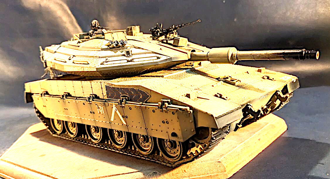 完成品　１/３５アカデミー　IDFイスラエル　メルカバMK.IV　主力戦車_画像2