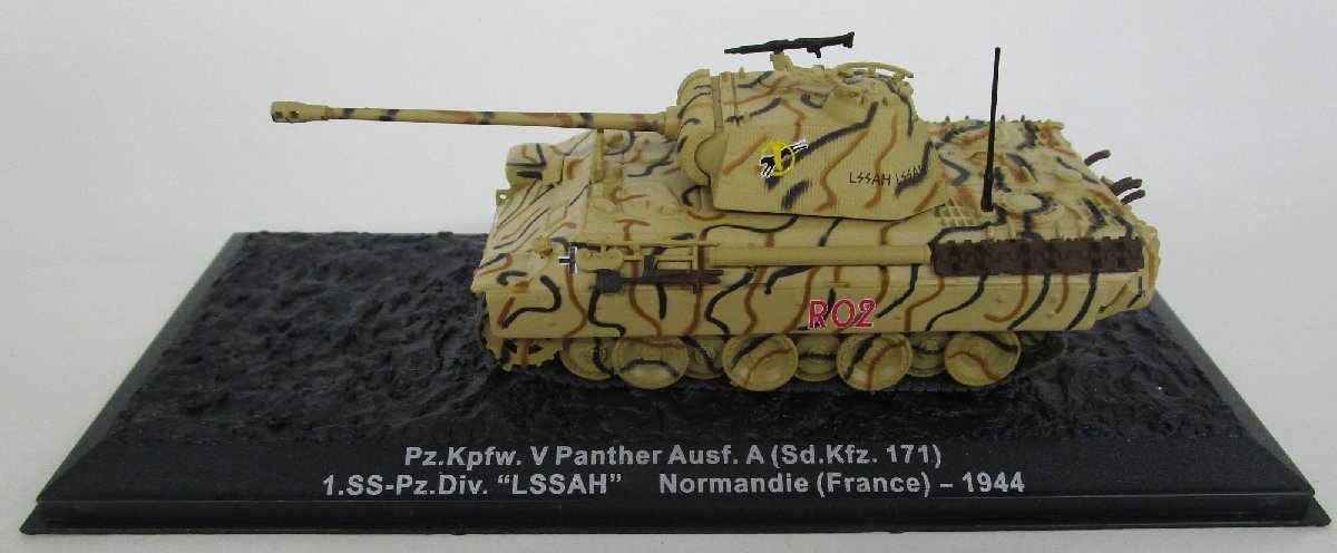 コンバットタンクコレクション パンター戦車A型 第1SS装甲師団 ノルマンディ 1944年【ジャンク】mtt022014_画像9