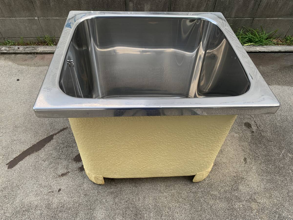 中古 JFE建材住設 ステンレス浴槽 700X800サイズ 右排水 item 中古 JFE建材住設 ステンレス浴槽 700X800サイズ 右排水 item