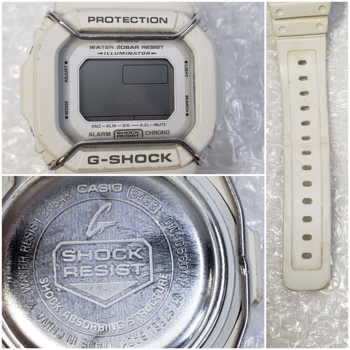 ジャンク 腕時計 まとめて 6点セット アディダス / G-SHOCK / Baby-G / Franc Temps / ラバーの画像3