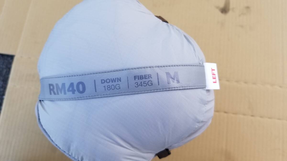  used Naturehike down sleeping bag gray M size 