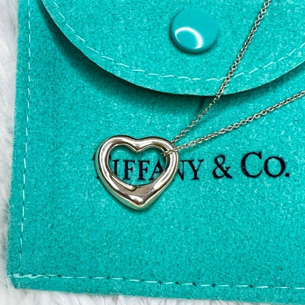 TIFFANY&CO. ティファニー　エルサペレッティ　オープンハート　SV925 ネックレス　シルバー