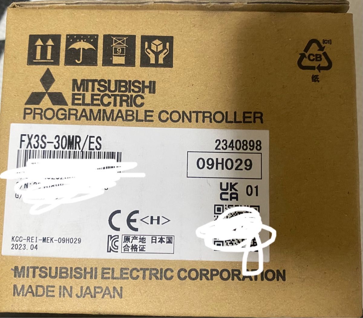 三菱電機 FX3S-30MR/ESシリーズマイクロ シーケンサAC電源