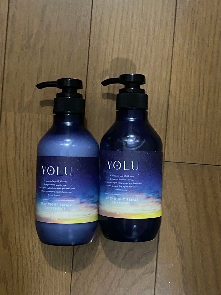 YOLU★シャンプー★400ml★ディープナイトリペアトリートメント★400g★ボトル★