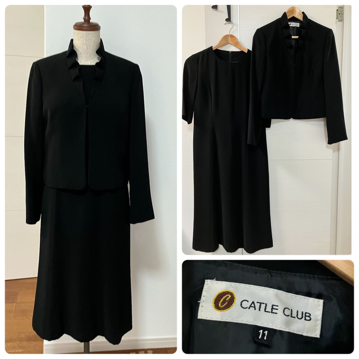 catle club キャトルクラブ 礼服 喪服 ブラックフォーマル スーツ catle club キャトルクラブ 礼服 喪服 ブラックフォーマル スーツ