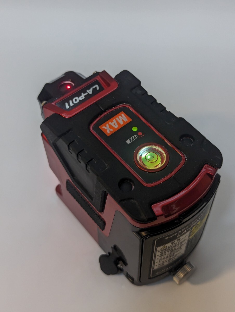 鉛直・地墨点専用レーザー　MAX　LA-P011　測定器　レーザポインタ　マックス_画像4