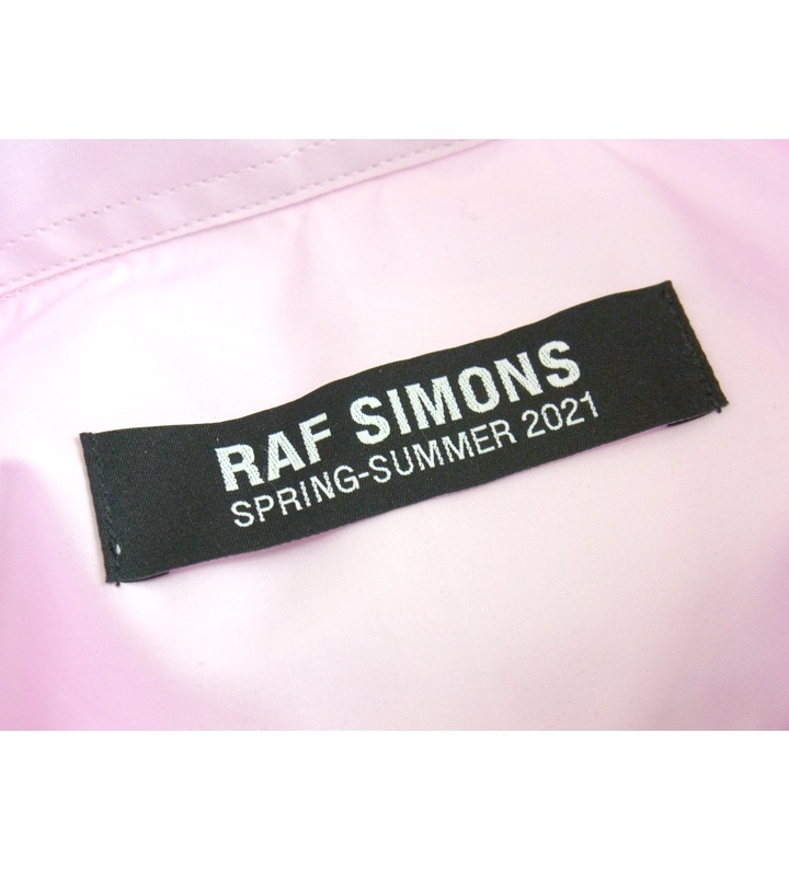 ラフシモンズ RAF SIMONS ■ 21SS 【 211 M282 contrast sleeve shirt 】 コントラスト スリーブ 半袖シャツ　31787_画像4