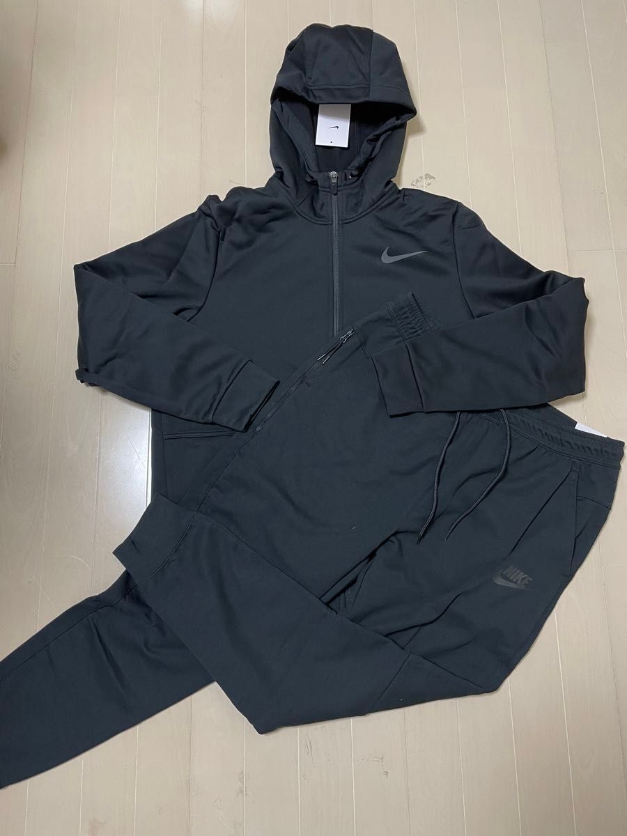 新品 ナイキ 上下セットアップ パーカー ジョガーパンツ XLsize  NIKE ブラック