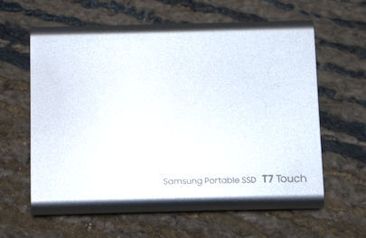 SAMSUNG MU-PC2T0S 外付けSSD USB-C＋USB-A接続 T7 Touch シルバー [2TB /ポータブル型]_画像3