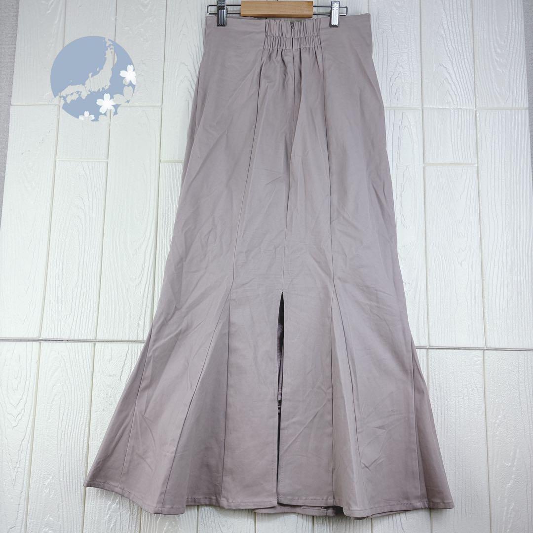 【美品】スカート　GRL サイズ38(M) 薄いピンク　裾フレア_画像1