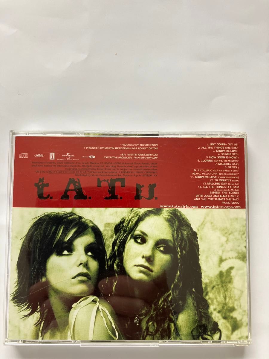 200 KM/H IN THE WRONG LANE  ／ t.A.T.u  CD (VictorUICS-9012)