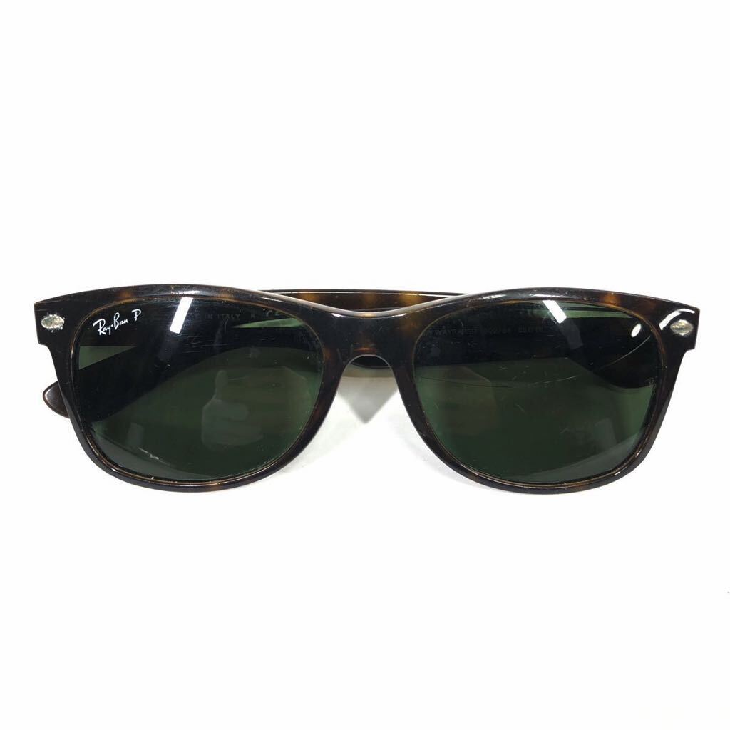 【レイバン】本物 Ray-Ban サングラス NEW WAYFARER ニューウェイファーラー RB 2132 ブラウン色 メンズ レディース イタリア製 送料520円_画像1