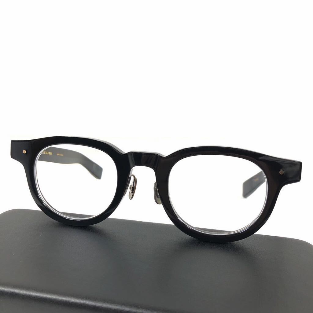 【アイヴァン】本物 EYEVAN 7285 眼鏡 349 黒色系 c.100 度入り サングラス メガネ めがね メンズ レディース 日本製_画像3