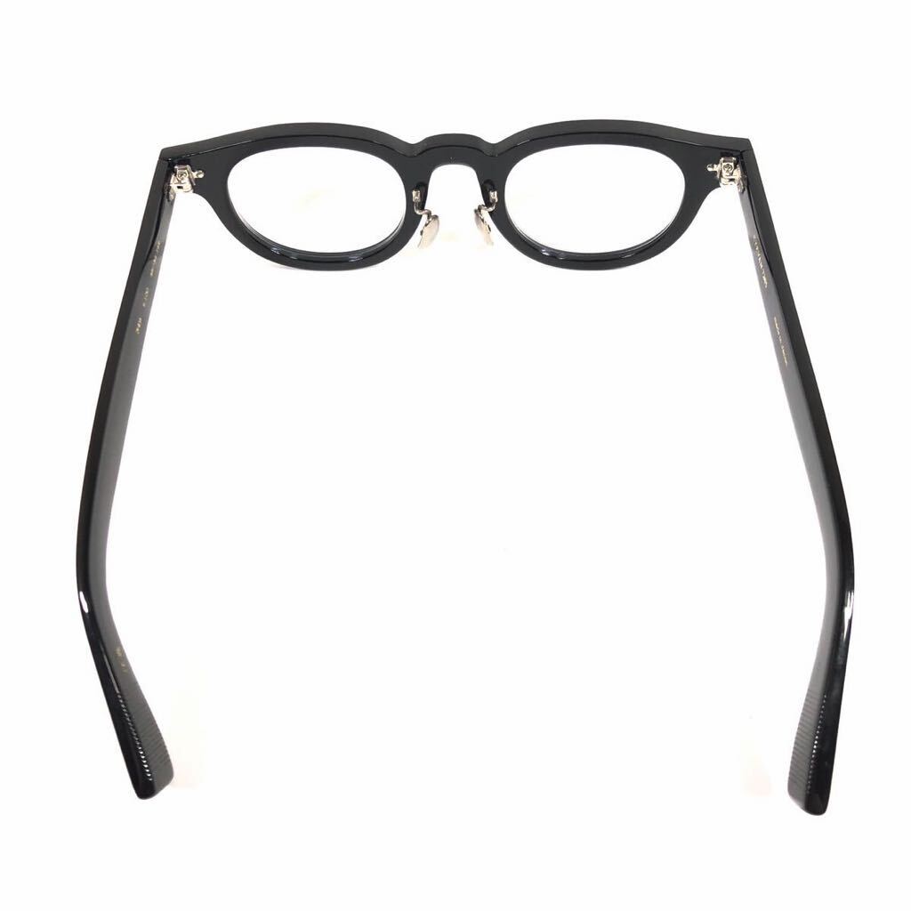 【アイヴァン】本物 EYEVAN 7285 眼鏡 349 黒色系 c.100 度入り サングラス メガネ めがね メンズ レディース 日本製_画像5