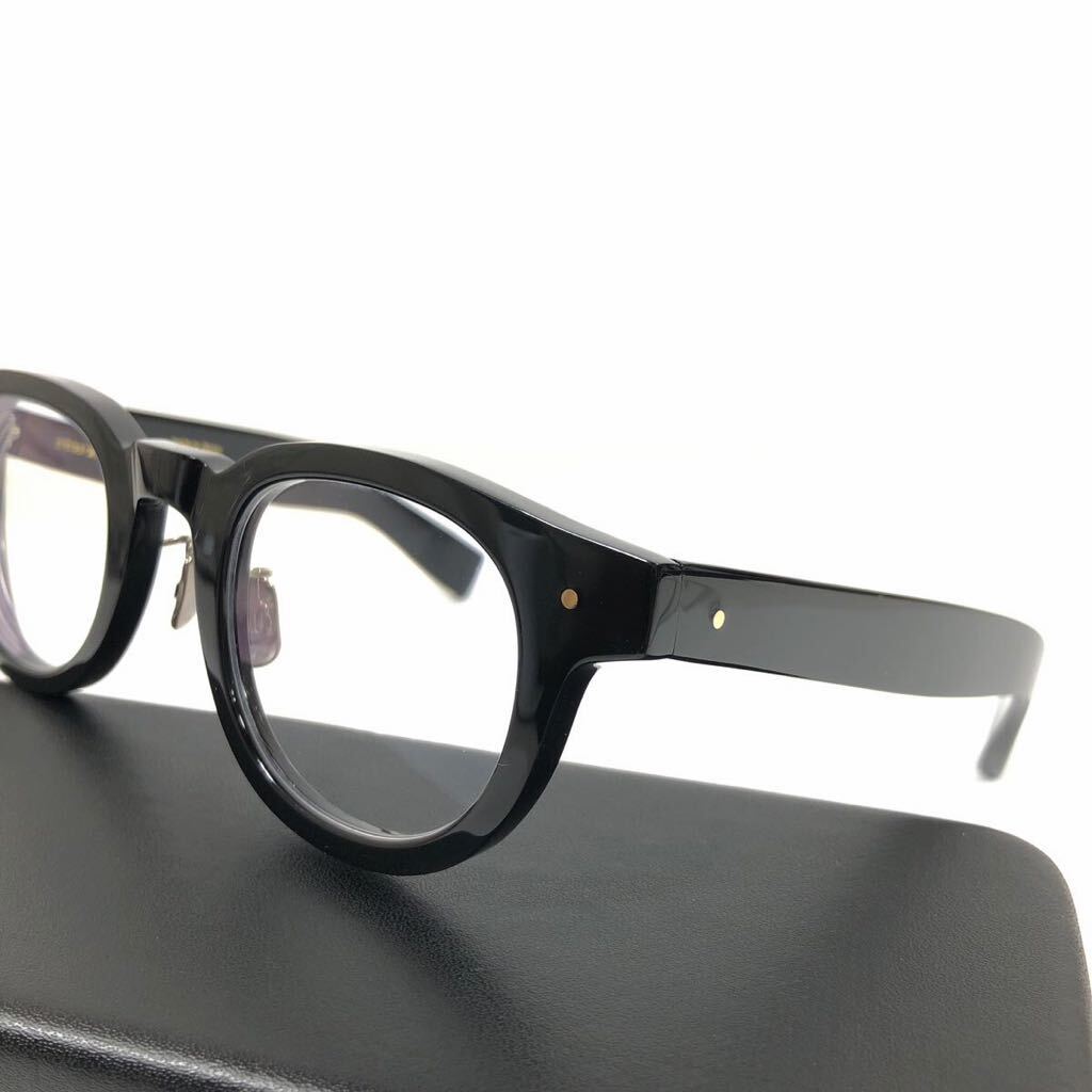 【アイヴァン】本物 EYEVAN 7285 眼鏡 349 黒色系 c.100 度入り サングラス メガネ めがね メンズ レディース 日本製_画像2