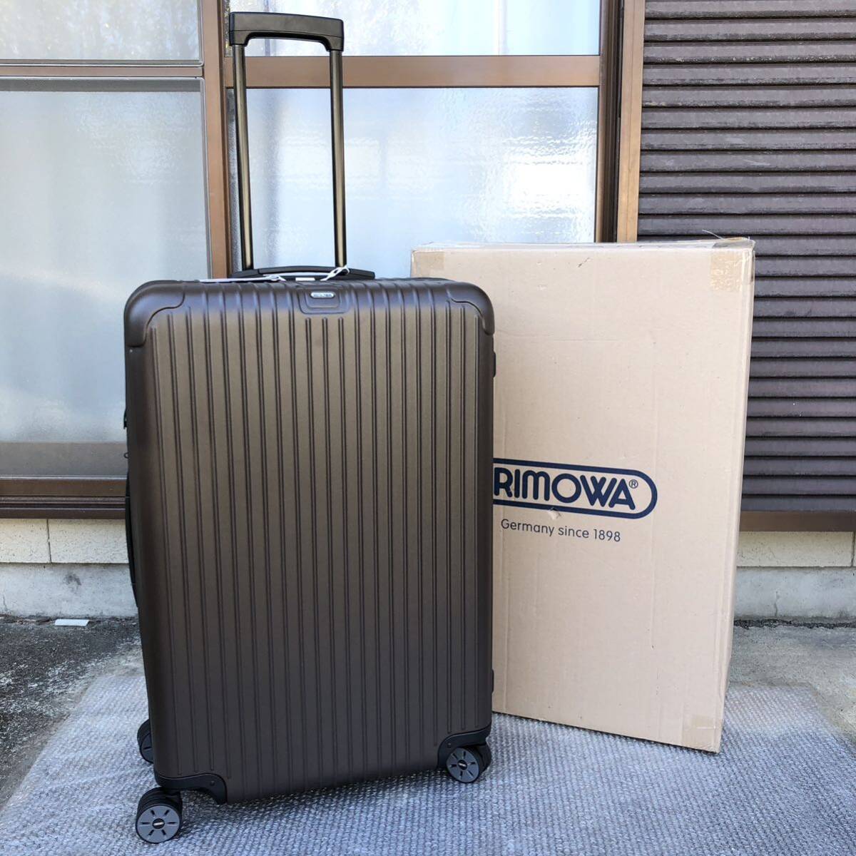 Неиспользованный предмет [Rimowa] Real Rimowa Suitcase Suptsal Salsa Salsa Salsa Salsa Multi -Wool 4 Wheels TSA Lock 810.77.38.4.