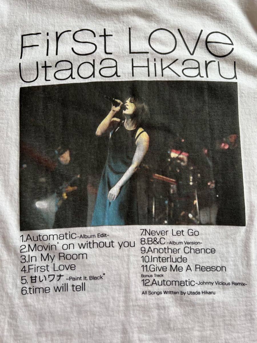 M size Utada Hikaru FIRST LOVE T-shirt SDP LAP T low Lynn hi ruby .-kNIRVANA Cart ko bar nSADE