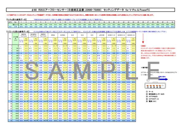 R35エアフロアダプタ　VQ特性データ　for パワーFC & HKS V-Pro_画像1