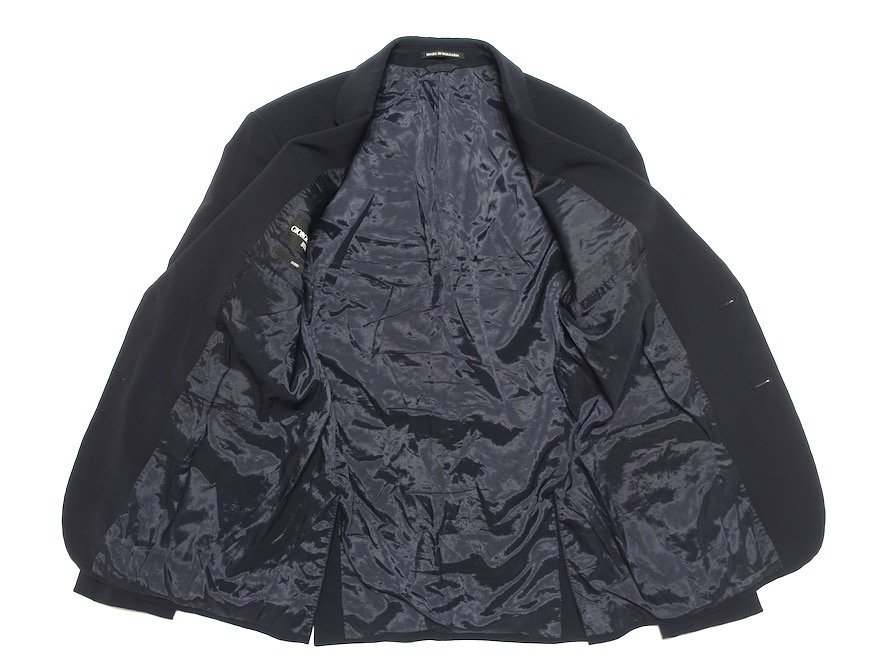 22AW превосходный товар GIORGIO ARMANI STAFFjoru geo Armani SOHOva- Gin шерсть tailored jacket темный темно-синий мужской 46