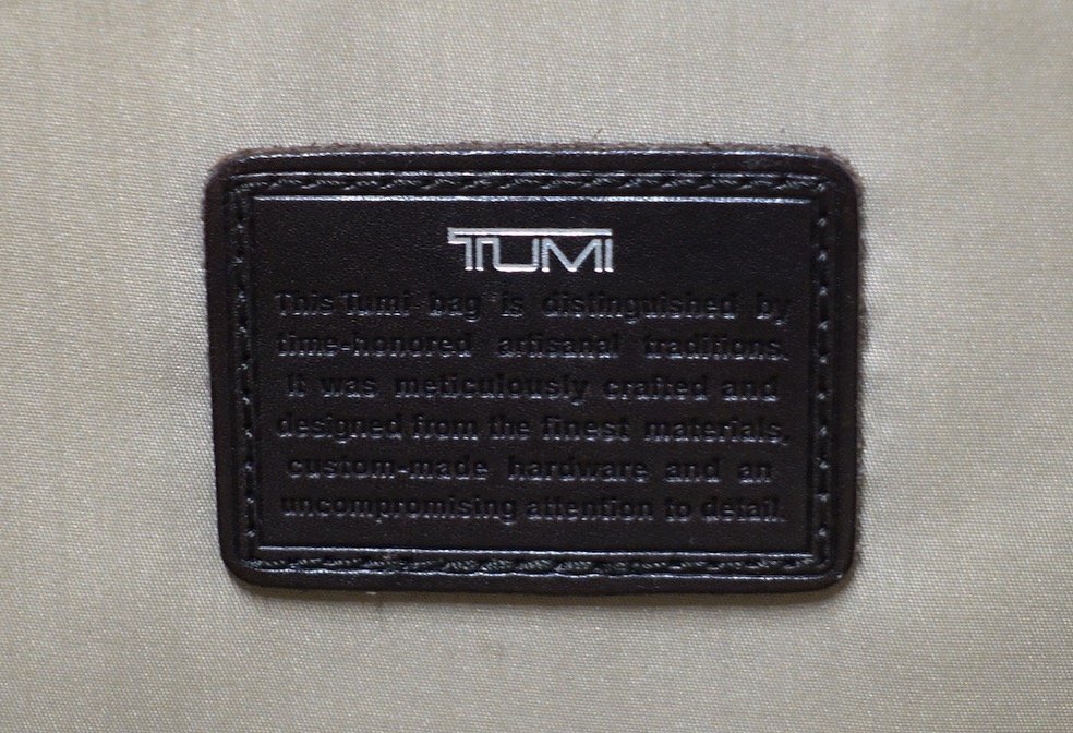 良品 TUMI トゥミ ALPHA BRAVO アルファブラボー バックパック リュック 26877BH バリスティックナイロン×レザー ビジネスバッグ_画像7