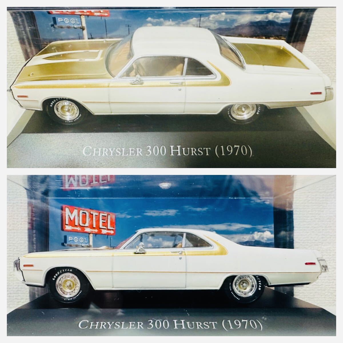 アメリカンカーコレクション/'70 Chryslerクライスラー 300 Hurstハースト 1/43_画像3
