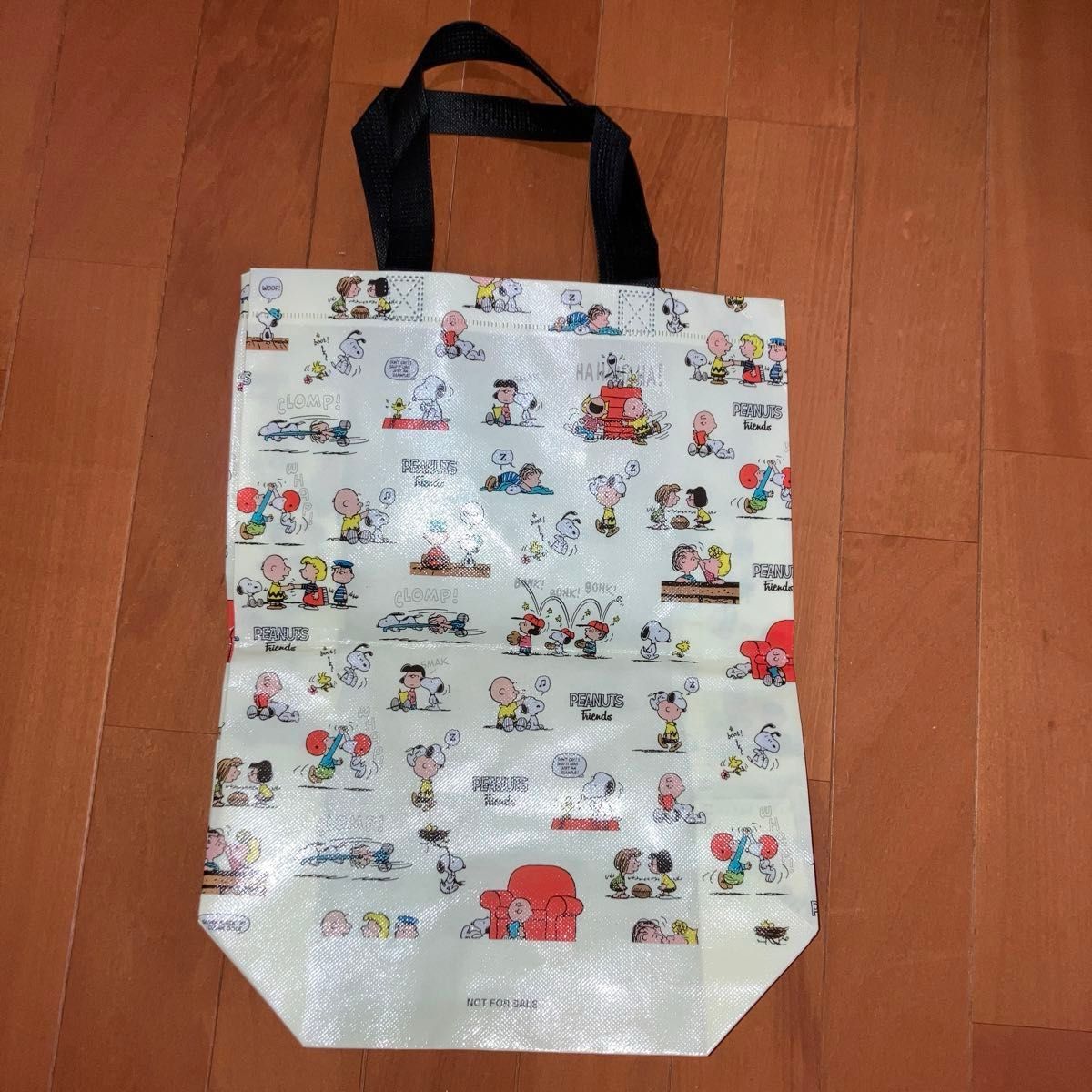 【未使用】SNOOPYバッグ　エコバッグ　レッスンバッグ　非売品　SNOOPY①