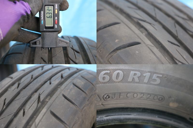 【管理番号:N1870】ブリヂストン ネクストリー 185/60R15 84H 4本 日本製 20年製 BS NEXTRYの画像8