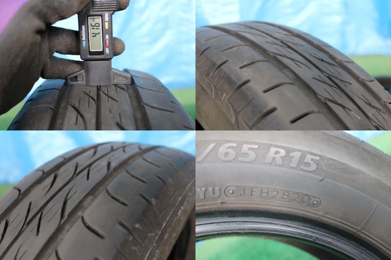 【管理番号:N1874】ブリヂストン ネクストリー 175/65R15 84S 4本 日本製 20年製 BS NEXTRY_画像7