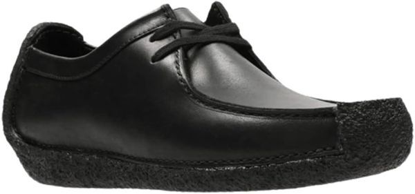 Clarks オリジナルズ 26.5cm ブラック ビジネス レザー ナタリー レースアップ ローファー 軽量 スニーカー スーツ ブーツ JJJ285