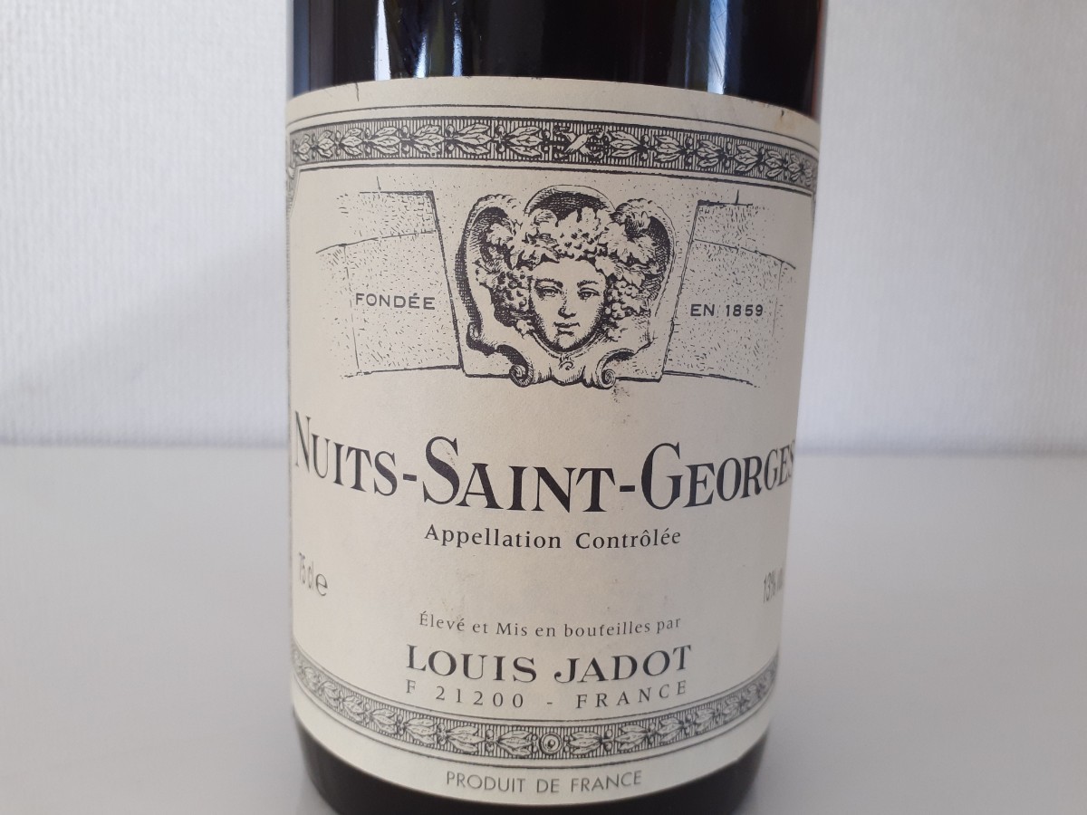 古酒ワイン Louis Jadot Nuits-Saint-Georges ルイ・ジャド ニュイ・サン・ジョルジュ1996年13% 750ml 赤ワイン_画像2