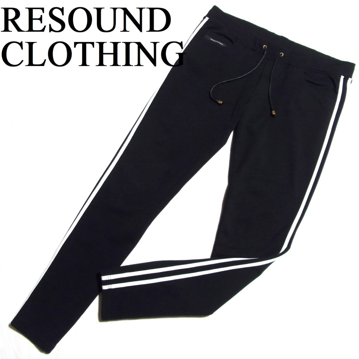 LEON 別注 RESOUND CLOTHING リサウンドクロージング Blind LINE PT ブラインド ライン パンツ 4 ジャージ スウェットパンツ レオン_画像1