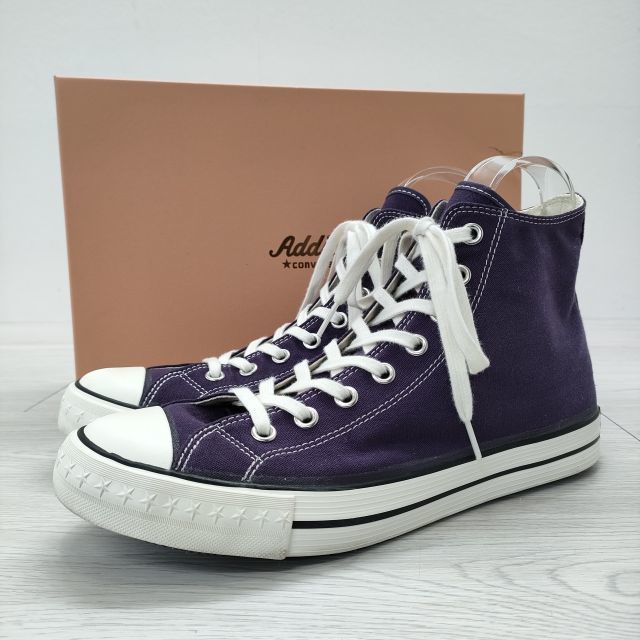 CONVERSE ADDICT COACH CANVAS HI コーチ キャンバス 28cm スニーカー パープル コンバースアディクト 4-0219G F95075_画像5